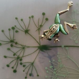 NWT Carol for Eva Graham Frog Brooch